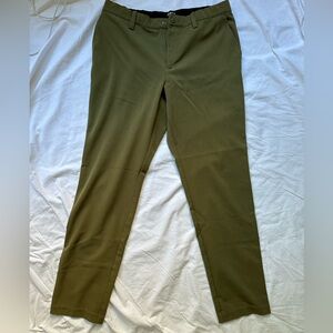 Quince Ultra-Stretch 24/7 Smart Chino Green 32x30